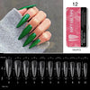 550pcs Soft Gel Tips Short Stiletto | Full Cover | H105-12 Pink Box Soft Gel Tips