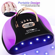 SUN C4 Plus UV LED Nail Lamp 256W | Purple/Black