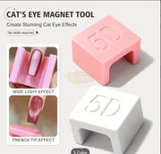 5D Cat Eye Device Magnet | White Cat Eye Magnet
