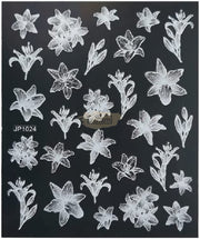 5D Embossed Nail Art Stickers - JP 1024 Nail Art
