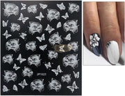 5D Embossed Nail Art Stickers - JP 1027 Nail Art