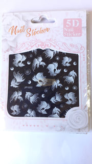 5D Embossed Nail Art Stickers - JP 1032 Nail Art