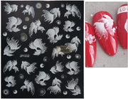 5D Embossed Nail Art Stickers - JP 1032 Nail Art