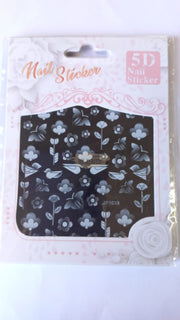 5D Embossed Nail Art Stickers - JP 1033 Nail Art