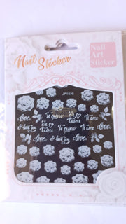 5D Embossed Nail Art Stickers - JP 1036 Nail Art