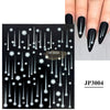 5D Embossed Nail Art Stickers - JP 3004 Nail Art