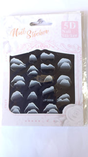 5D Embossed Nail Art Stickers - JP 3006 Nail Art