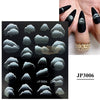 5D Embossed Nail Art Stickers - JP 3006 Nail Art