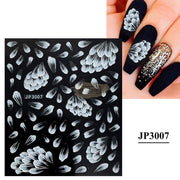 5D Embossed Nail Art Stickers - JP 3007 Nail Art