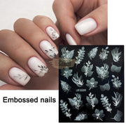 5D Embossed Nail Art Stickers - JP 3009 Nail Art