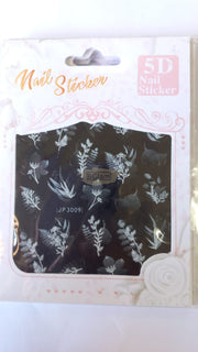 5D Embossed Nail Art Stickers - JP 3009 Nail Art