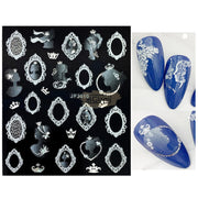 5D Embossed Nail Art Stickers - JP 3010 Nail Art