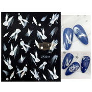 5D Embossed Nail Art Stickers - JP 3011 Nail Art