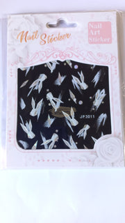 5D Embossed Nail Art Stickers - JP 3011 Nail Art