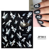 5D Embossed Nail Art Stickers - JP 3011 Nail Art