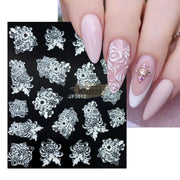 5D Embossed Nail Art Stickers - JP 3012 Nail Art