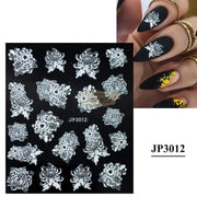5D Embossed Nail Art Stickers - JP 3012 Nail Art