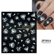 5D Embossed Nail Art Stickers - JP 3014 Nail Art