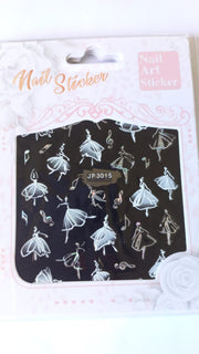 5D Embossed Nail Art Stickers - JP 3015 Nail Art