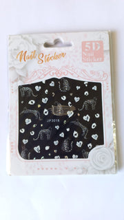 5D Embossed Nail Art Stickers - JP 3018 Nail Art