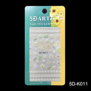 5D Embossed Nail Art Stickers - 5D-K011 Nail Stickers