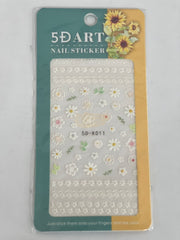 5D Embossed Nail Art Stickers - 5D-K011 Nail Stickers