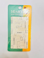 5D Embossed Nail Art Stickers - 5D-K017 Nail Stickers