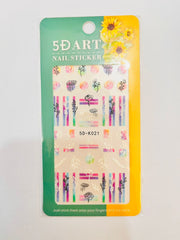 5D Embossed Nail Art Stickers - 5D-K021 Nail Stickers