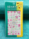 5D Embossed Nail Art Stickers - 5D-K032 Nail Stickers