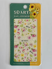 5D Embossed Nail Art Stickers - 5D-K033 Nail Stickers