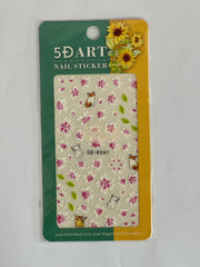 5D Embossed Nail Art Stickers - 5D-K041 Nail Stickers