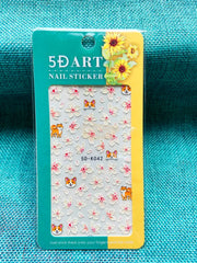 5D Embossed Nail Art Stickers - 5D-K042 Nail Stickers