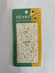 5D Embossed Nail Art Stickers - 5D-K043 Nail Stickers