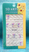 5D Embossed Nail Art Stickers - 5D-K051 Nail Stickers
