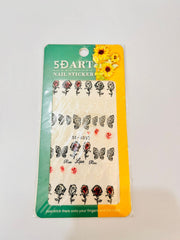 5D Embossed Nail Art Stickers - 5D-K052 Nail Stickers