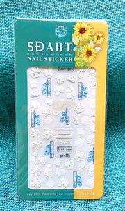 5D Embossed Nail Art Stickers - 5D-K063 Nail Stickers