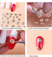 5D Embossed Nail Art Stickers - 5D-K063 Nail Stickers