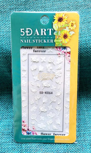 5D Embossed Nail Art Stickers - 5D-K064 Nail Stickers