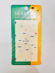 5D Embossed Nail Art Stickers - 5D-K108 Nail Stickers