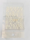 5D Embossed Nail Art Stickers - STZ-5D12 Nail Stickers