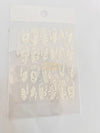 5D Embossed Nail Art Stickers - STZ-5D16 Nail Stickers