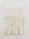5D Embossed Nail Art Stickers - XF-5D005 Nail Art