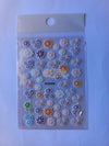 5D Embossed Nail Art Stickers - XF-5D006 Nail Art