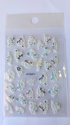5D Embossed Nail Art Stickers - XF-5D011 Nail Art
