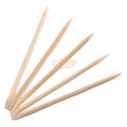 5pcs 11.4cm Cuticle Wood Pusher (Orange Wood Stick) Orange Wood Stick