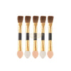 5pcs Double-Sided Eyeshadow & Nail Powder Applicator Brushes Makeup Brush