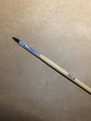 Acrylic Brush with light brown wood handle No 6