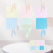 6 Colors Magic Aurora Nail Powder with 3 Applicators | 001 Nail Powder