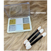 6 Colors Magic Aurora Nail Powder with 3 Applicators | 004 Nail Powder