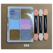 6 Colors Magic Aurora Nail Powder with 3 Applicators | 004 Nail Powder